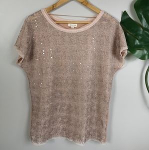 Silence + noise sparkle blouse